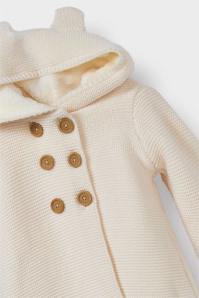 Baby Girl Hooded Cardigan