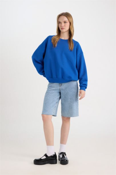 Sweat-shirt Oversize à Col rond