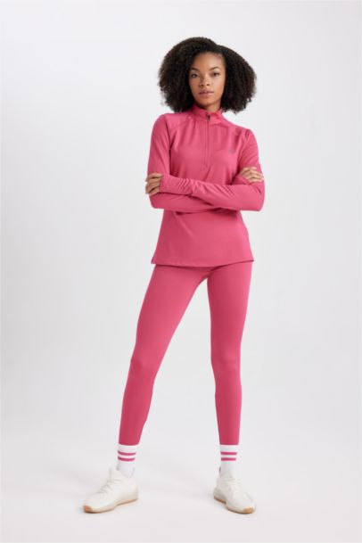 Леггинсы стандартного кроя с закрытой талией для женщин