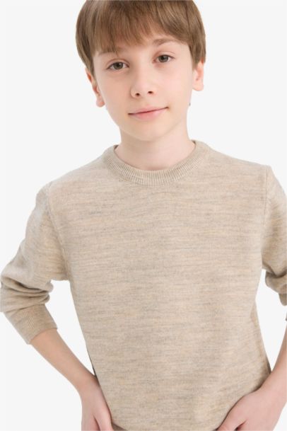 Bisiklet Yaka Triko Kazak Erkek Çocuk