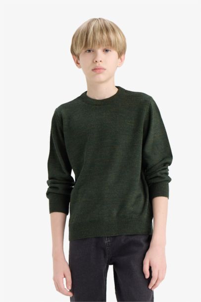 Bisiklet Yaka Triko Kazak Erkek Çocuk