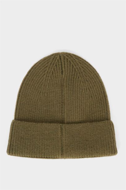 Boy Label Printed Knit Beanie