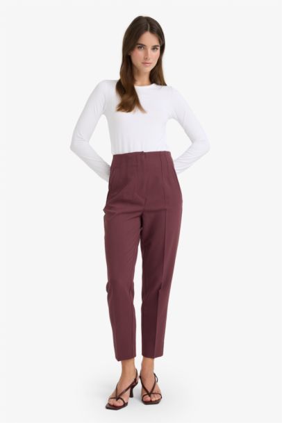 Slim Fit Ankle Length With Pockets Trousers