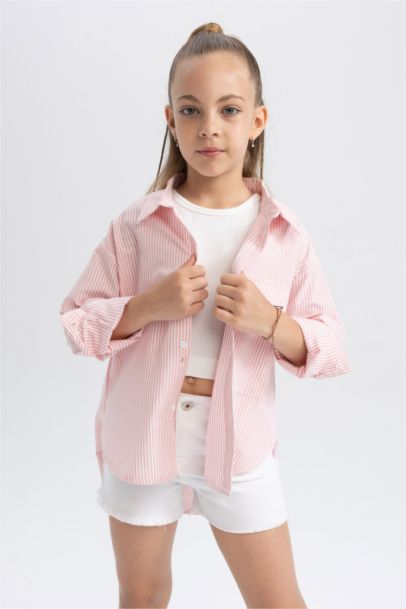 Chemise Oversize à Manches Longues