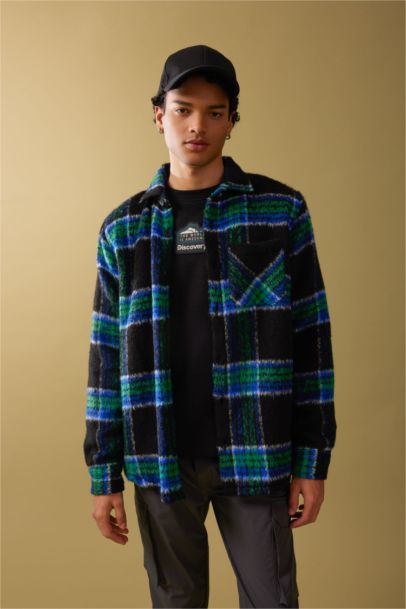 Куртка-рубашка стандартного кроя для мужчин