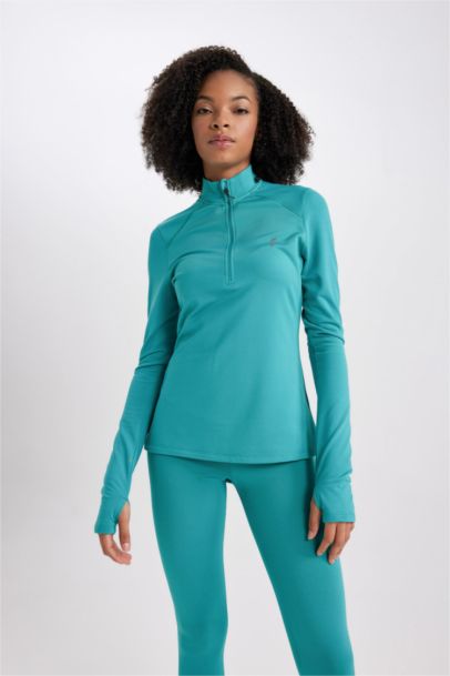 Футболка с принтом с длинным рукавом, DeFactoFit