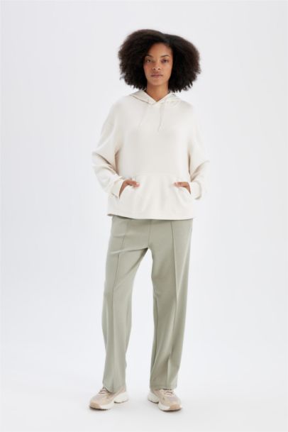 DeFactoFit Standard Fit Wide Leg Sweatpants
