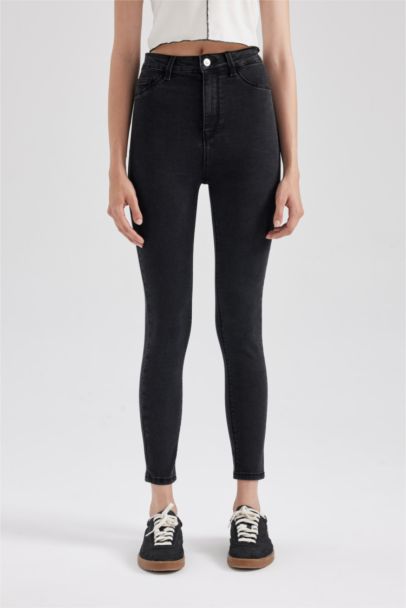 High Waist Long Length Jeans