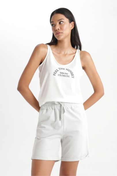 Regular Fit Crew Neck Printed T Shirt