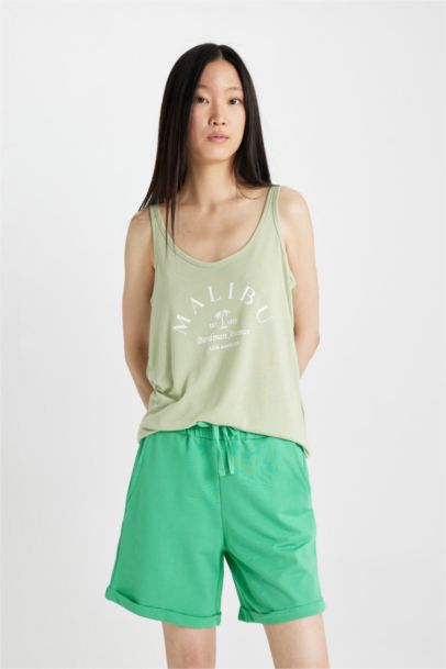 Regular Fit Crew Neck Singlet