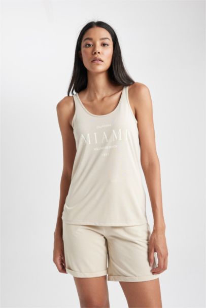 Regular Fit Crew Neck Singlet