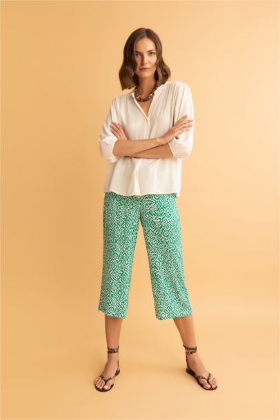 Capri Wide Leg Viscose Capri