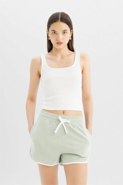 Short en Tissu épais coupe régulière