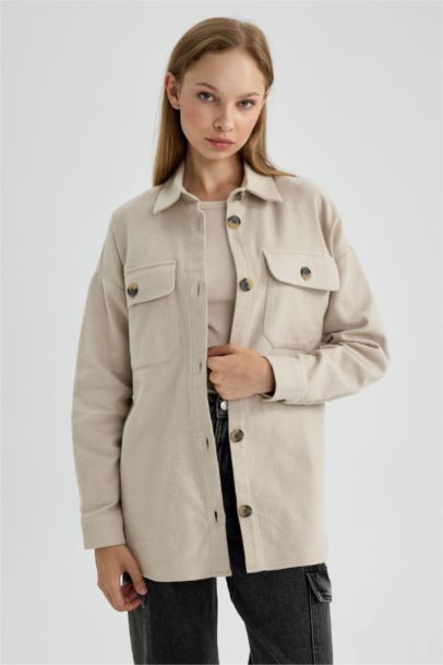 Туника рубашка с длинным рукавом из 100% хлопка