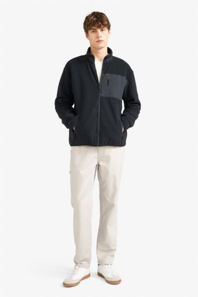 Regular Fit Fleece Cardigan