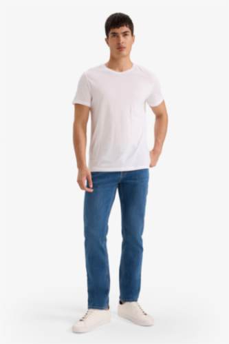 بنطلون جينز سيرجيو قصة عادية وخصر عادي