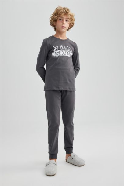 Ensemble Pyjama imprimé à manches longues pour garçon