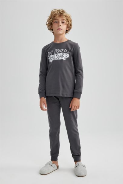 Ensemble Pyjama imprimé à manches longues pour garçon
