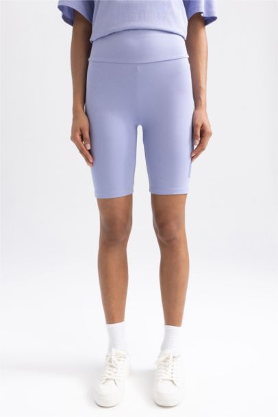 DeFactoFit Printed High Waist Cotton Leggings