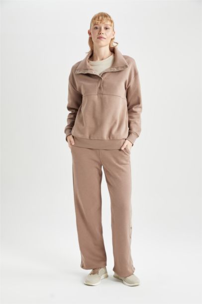 DeFactoFit Wide Leg Double Pocket Standard Sweatpants
