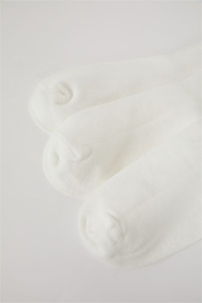 Women 3 Piece Cotton Long Socks