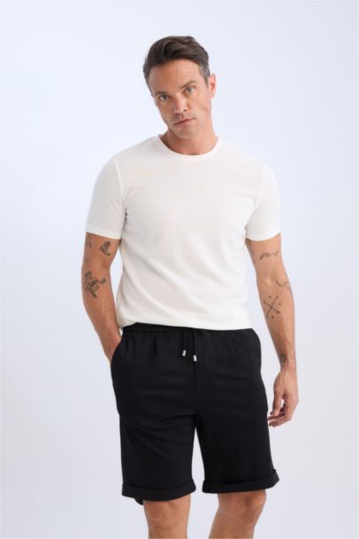 Pique Bermuda Shorts