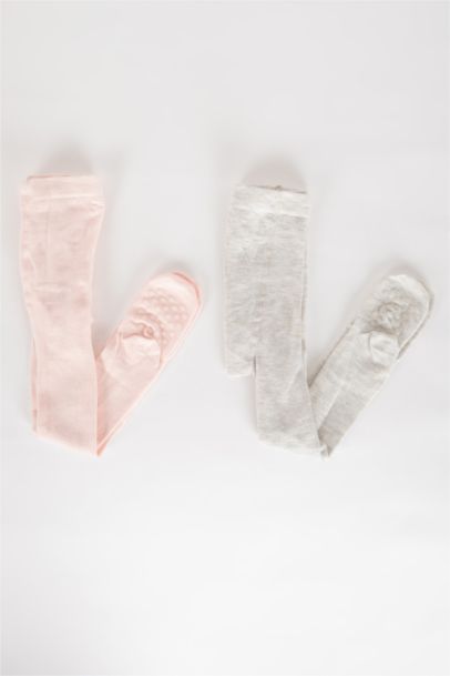 Baby Girl 2 Pack Cotton Pantyhose