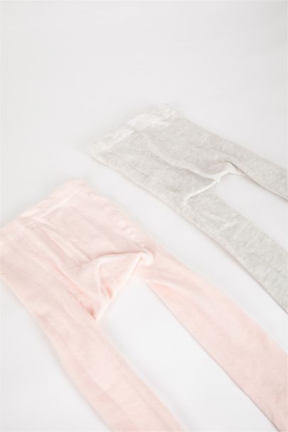 Baby Girl 2 Pack Cotton Pantyhose