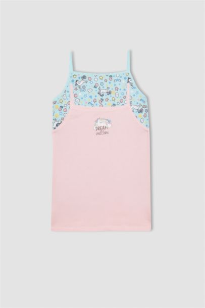 تانك توب بناتي قصة عادية من قطعتين