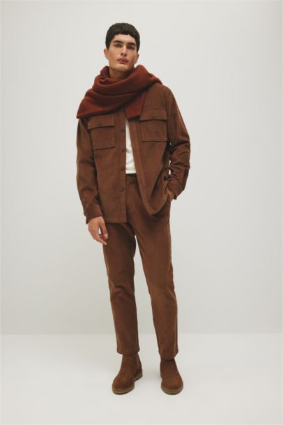 Рубашка стандартного кроя с длинным рукавом