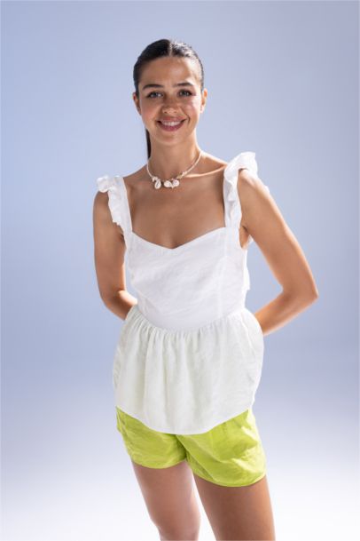 بلوزة بدون أكمام سليم فيت مخصر