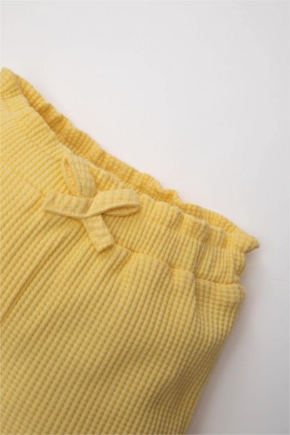 Baby Girl Comfort Fit Waffle Shorts