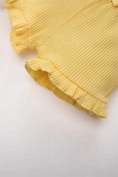 Baby Girl Comfort Fit Waffle Shorts