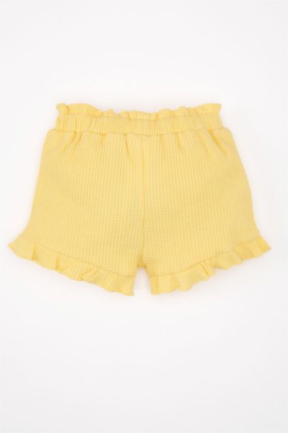 Baby Girl Comfort Fit Waffle Shorts