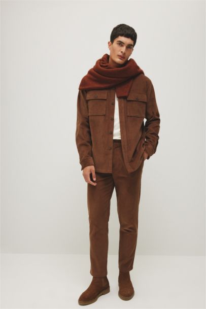 Брюки из бархата