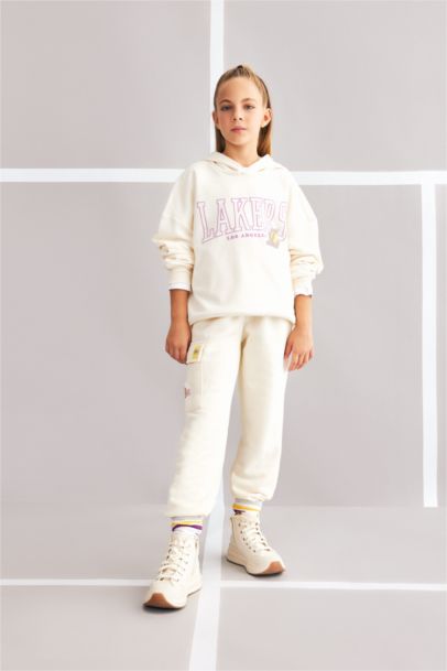 بنطلون سويت بانتس قصة مريحة من لوس أنجلوس ليكرز