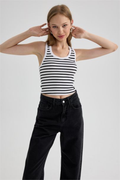 Slim Fit Camisole U Collar Tank Top