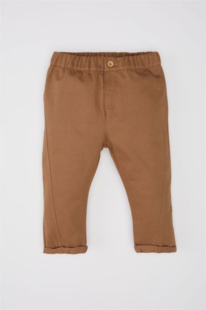 Ensemble Sweatshirt zippé à col montant et pantalon à taille élastique pour Bébé Garçon