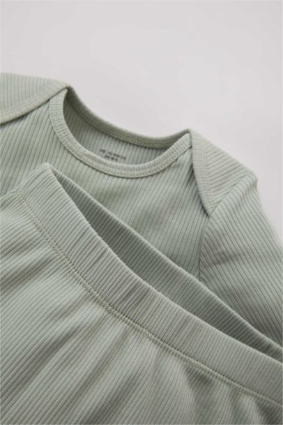 Baby Girl Ribbed Camisole  Snap Body Bottom Set of 2