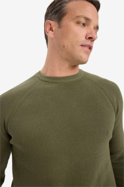 Pull en maille à col rond Coupe standard