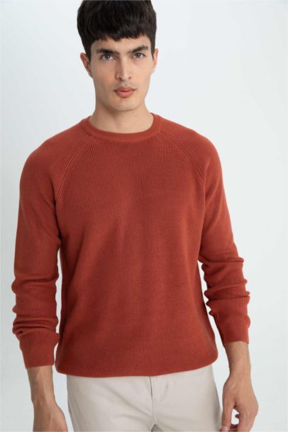 Standard Fit Crew Neck Knitwear Pullover