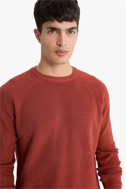 Standard Fit Crew Neck Knitwear Pullover