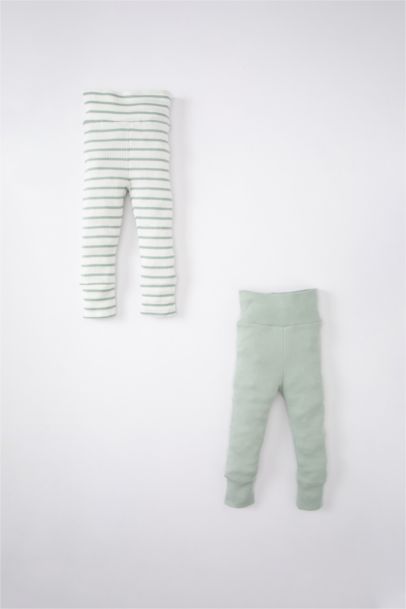 بنطلون مخطط بيبي اولادي مضلع قصة عادية - قطعتين