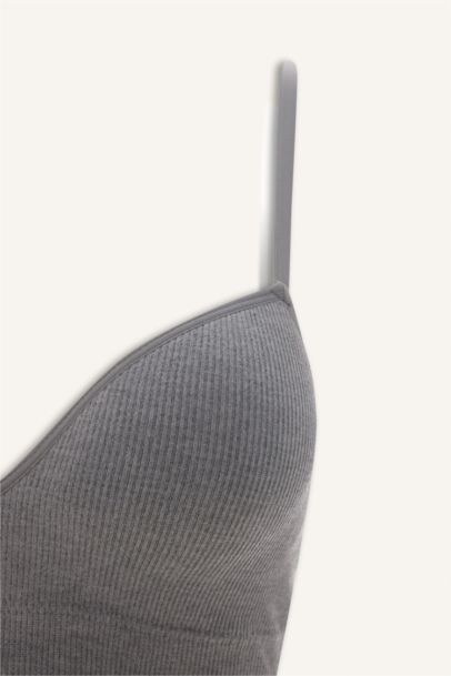 Kaplı Pedli Balensiz Seamles Bra	