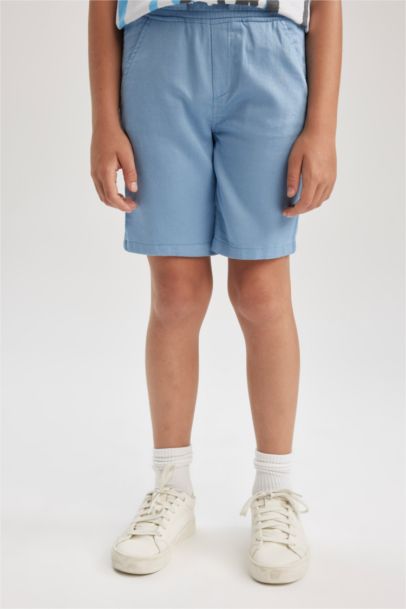 Short Gabardine Coupe Régulière