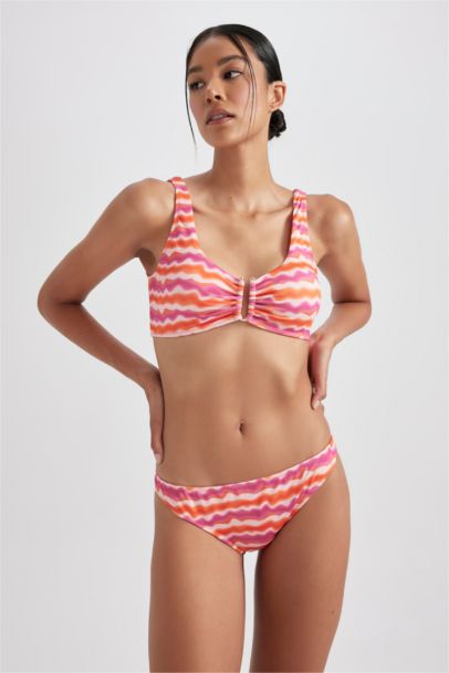 Regular Fit Printed Bikini Bottom