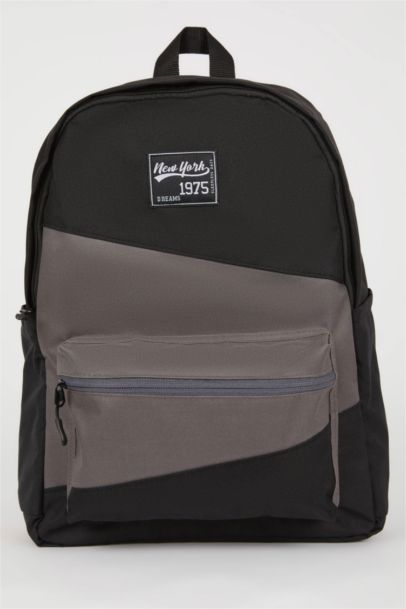 Unisex Su Geçirmez Kumaş Okul Sırt Çantası