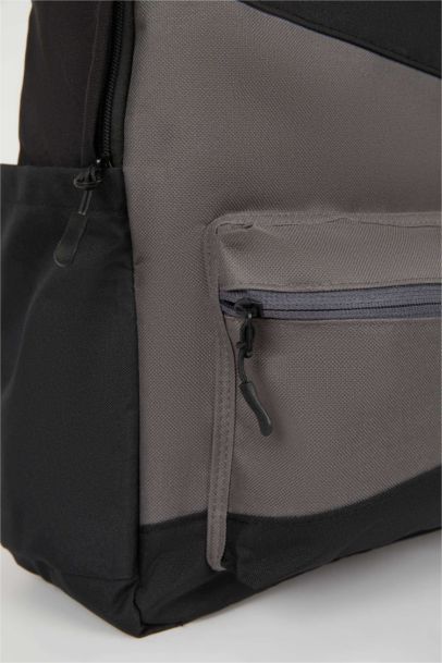 Unisex Su Geçirmez Kumaş Okul Sırt Çantası