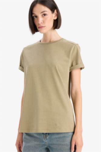 Regular Fit Crew Neck Basic Premium T-Shirt