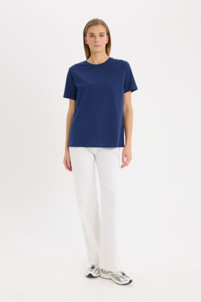 Regular Fit Crew Neck Basic Premium T-Shirt